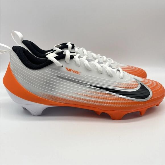 Nike Vapor Speed 3 TB Men's Football Cleats White Orange Size 8.5 HM8849-104 - Picture 1 of 4